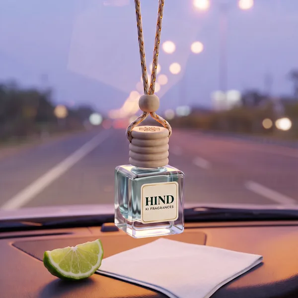 Blue Musk hanging car perfume, 10 ml attar