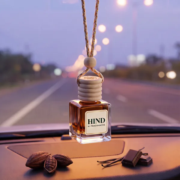 Cocoa Noir hanging car perfume, 10 ml attar