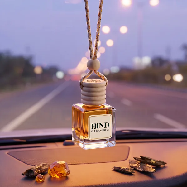 Dubai Gold Oudh hanging car perfume, 10 ml attar