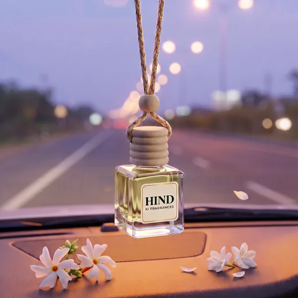 Fresh Jasmine hanging car perfume, 10 ml attar
