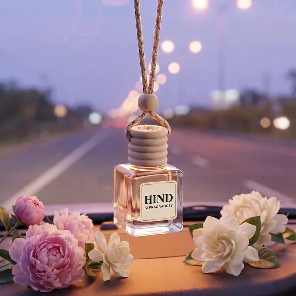 Gardenia Luxe hanging car perfume, 10 ml attar