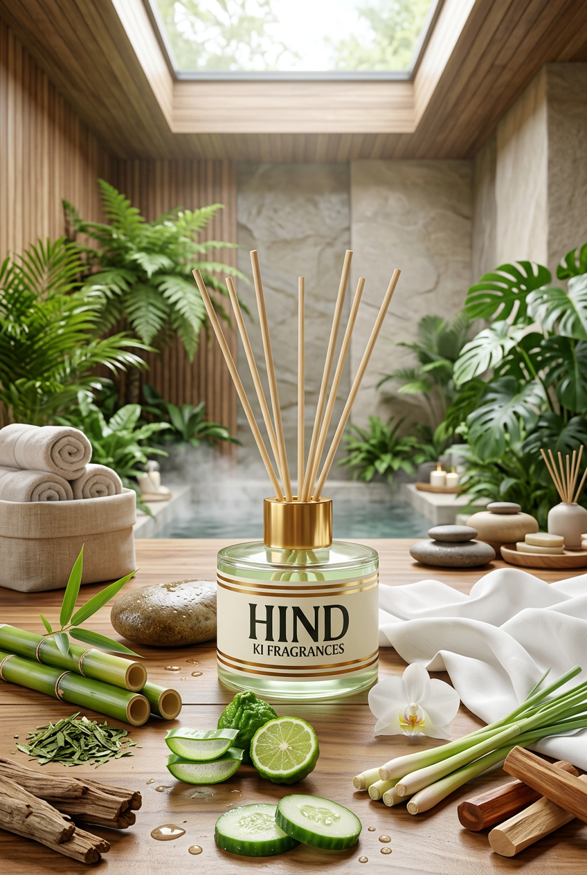 Green Bamboo & Teak