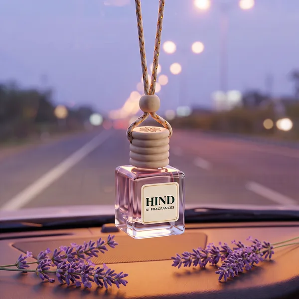 Lavender Luxe hanging car perfume, 10 ml attar