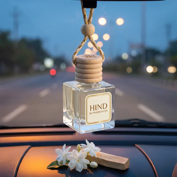 White Musk hanging car perfume, 10 ml attar
