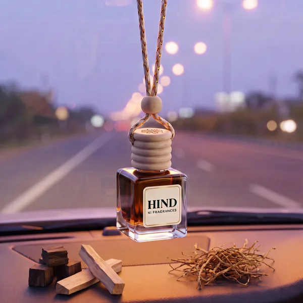 Woody Oud hanging car perfume, 10 ml attar